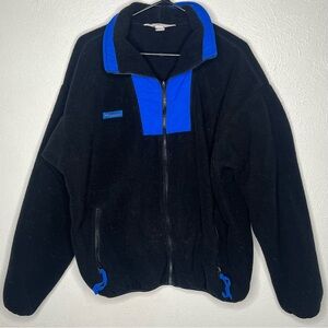 Columbia Black Fleece Jacket XL